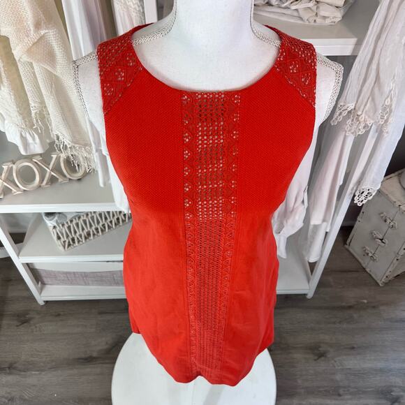 Nine West women's size 4 sheath dress orangish red. Coastal fun #0971 - Picture 4 of 15